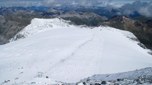 tracciati allenamenti sul ghiacciaio stelvio